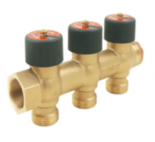 Коллектор распределительная с функцией Отключения 3/4 х 3/4  --3 вых ( 15/1) Zeissler