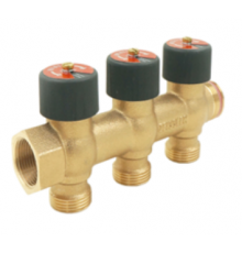 Коллектор распределительная с функцией Отключения 3/4 х 3/4  --3 вых ( 15/1) Zeissler