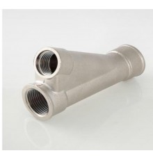 Тройник косой для Гильзы под погружной датчик температуры  1/2*3/4 ( 30/1) ТИМ (греющий кабел)