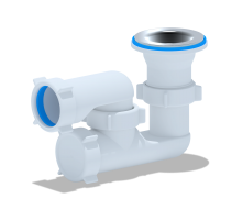 Сифон Aни  для душ поддона регул. E210  (60/шт)