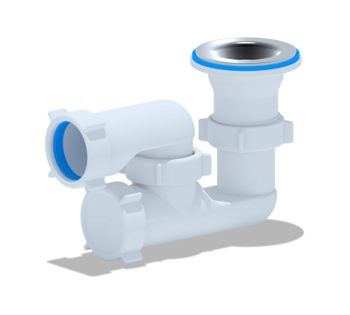 Сифон Aни  для душ поддона регул. E210  (60/шт)