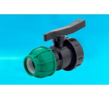 Кран шар.разъемный ПНД 20 х 1/2 ВР (60/шт) политэк