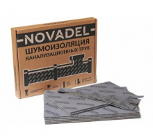 Шумоизоляция Novadel PIPE для канализац.труб  ( Серый )