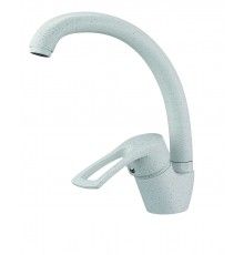 Смеситель для кухни бок. белый LOP4-A043 KW SOLONE