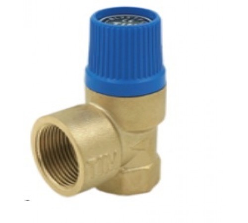 Клапан предохр. 6 бар кр. 1/2 х 3/4  г.г. синий Тим (60/10)