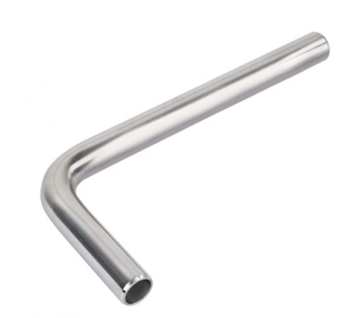 Отвод безраструбный из нержавеющей стали под углом 90° 15 х70 х160 мм Zeissler (60/5) по доступной цене.