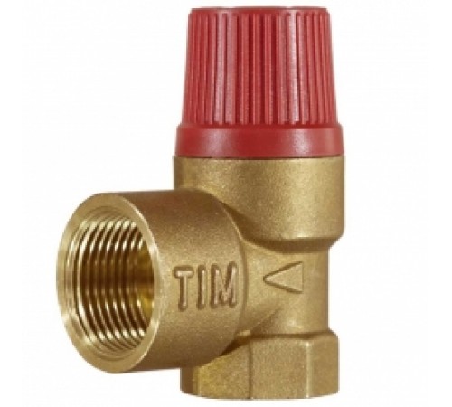 Клапан предохр. 8 бар красный  3/4г х1г  Tim (60/10/1)