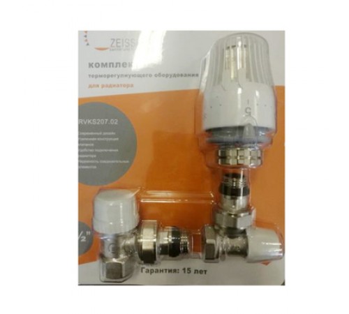 Термостат. комплект для рад. 3/4 угловой Тим RVKS207.03 (20/1)
