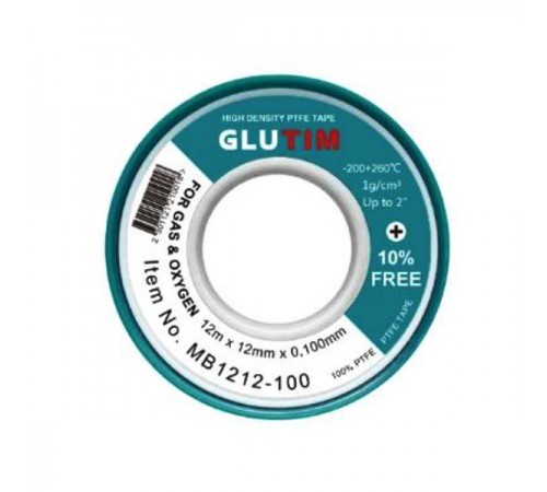 Фум лента для/воды МАЛЕНЬКАЯ 12*12-0,1 ТИМ (500/10)