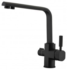 Смеситель для кухни под фильтр  2051 Black  Kern (6/шт)