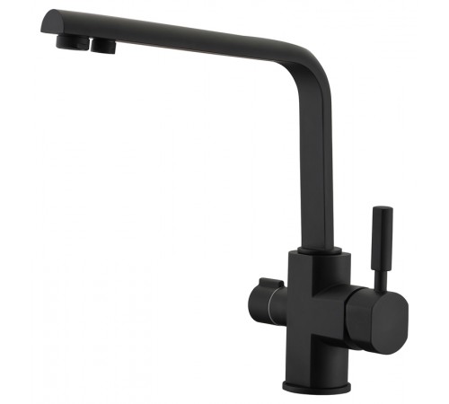 Смеситель для кухни под фильтр  2051 Black  Kern (6/шт)