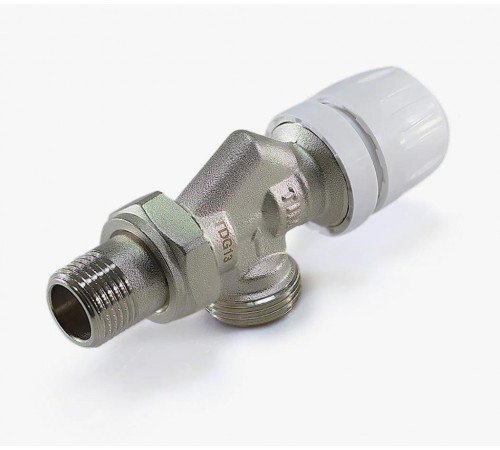 Клапан термостатический угловой с осевым управлением 1/2*3/4 (60/1)ТИМ  ME860 E