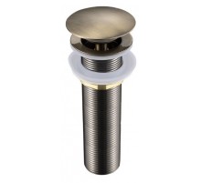 Донный клапан 32 для раковины  ДЛИННЫЙ  C-2153 (9153BR)Bronze  Kern (50/шт)