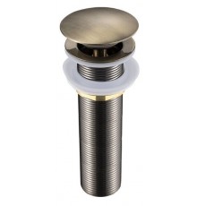 Донный клапан 32 для раковины  ДЛИННЫЙ  C-2153 (9153BR)Bronze  Kern (50/шт)