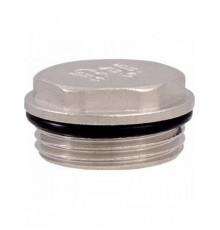 Заглушка... с упл. кольцом 1"  ш (150/10) __никел. Тим (как фар)