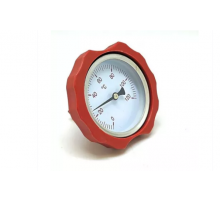 Съёмная рукоятка с красным термометром для  групп быстрого монтажа Тим (50/1шт)