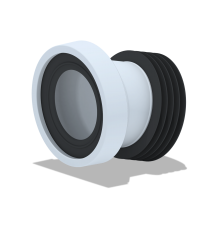 Трубка фановая ф 110 х 14 (эксцентрик) короткая Ани W1228(45/шт)