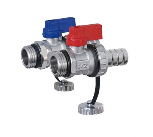 Кран + штуцер (г+х)  Дренажный TIM (50/шт)(сливной)