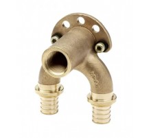 Угольник настенный RH  16/16-Rp 1/2 проходной  бронза (25/5)