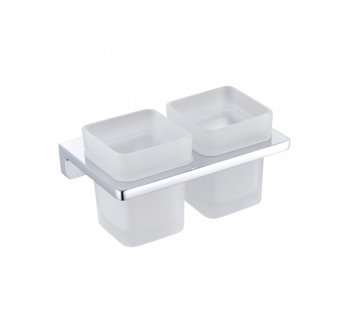 Настенный стеклянный стакан двойной 9504 CR Kern (20шт)