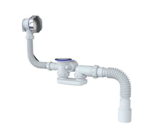 Сифон автомат д/ванны с перел. и гофр. 40 х40/50  S102 UNICORN  (25/шт) по доступной цене.