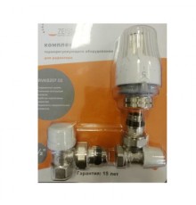 Термостат. комплект для рад. 1/2 угловой Тим(как ME402) (20/шт)