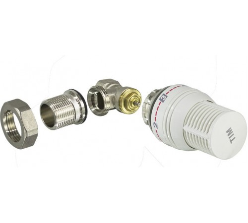 Кран с термоголовкой 3/4 угловой. TIM  (АКЦИЯ!!!)