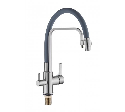 Смеситель для кухни  7037-21-210  сатин  питевой Vedouci