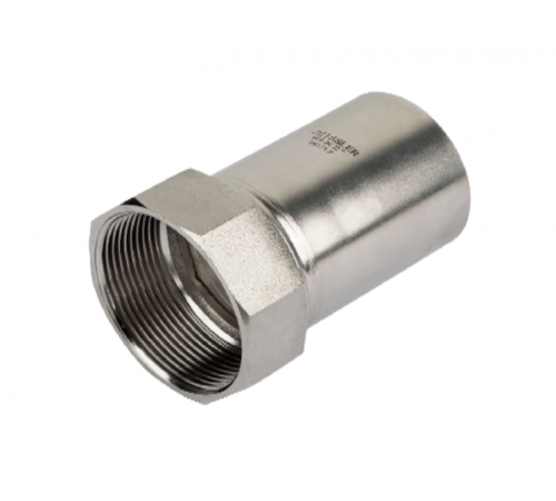 Прес-фитинг из нерж стали – вставка с внутренней резьбой 28* 1/2 (100/5) Zeissler по доступной цене.