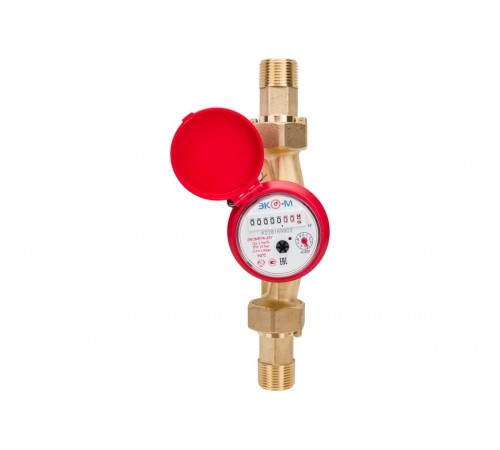 Счетчик для воды ЭКО  1" -25  универсальный (короткий) однострйный (в пачке 10)