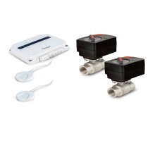 Система защиты от протечек воды 1/2 (модуль упр/  Base - 1 шт., пров. датчик 2шт+краны 2шт)(4)
