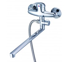 Смеситель для ванны перекл. с боку  LUN-6 SOLONE (8/шт)