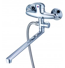 Смеситель для ванны перекл. с боку  LUN-6 SOLONE (8/шт)