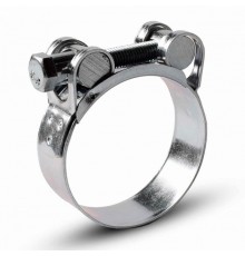 Хомут усиленный одноболтовый оцинкованная сталь 20-22 мм (200/25)