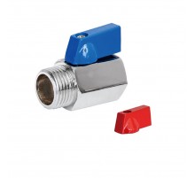 Кран мини 1/2 г.ш  хром. ТИМ (200/10)