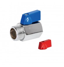 Кран мини 1/2 г.ш  хром. ТИМ (200/10)