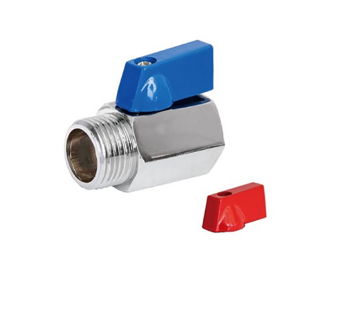 Кран мини 1/2 г.ш  хром. ТИМ (200/10)