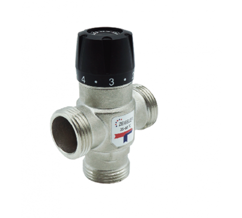 Термостатический смесительный  клапан 3/4 нр 20-43*С KV1.6 (30/1) Zeissler
