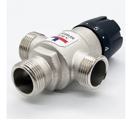 Термостатический смесительный  клапан 1* нр 20-43*С KV1.6 (30/1) Zeissler