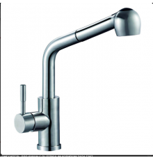Смеситель для кухни с вытяжным изливом нерж. Zap4-E090