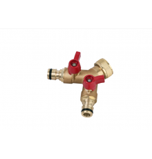 Переходник Y-образный для крана 3/4" TIM ((40/1)