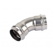 Двухраструбный пресс-угольник 45° из нержавеющей стали 42*42 (12/2) Zeissler