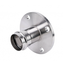 Соединитель с переходом на фланец нерж сталь 54 мм х DN50 Zeissler (6/1)