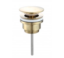 Донный клапан для раковины  универс. A-9091 brushed gold  (50/ШТ)