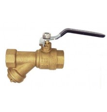 Кран с фильтром  лат. Ф 3/4руч TIM (48/12)