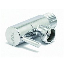 Кран угловой с отражат. 1/2 х 3/4 ХРОМ TIM (50/1)