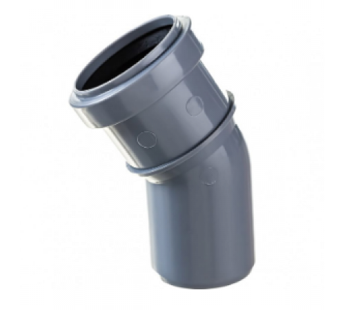 Отвод     ПВХ   50   30гр  Политэк (40/шт)