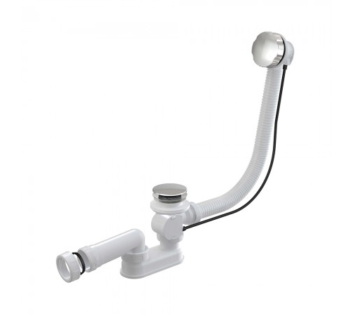 Слив для ванной  (полуавтомат) Алкапласт A55K-VE-01 в коробке (20/шт)