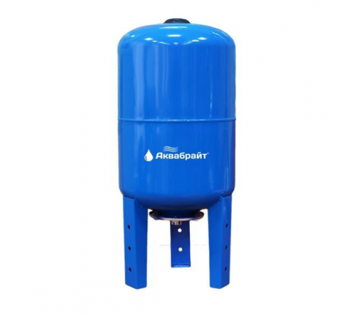 Бак ГМ-100В Гидроаккумлятор Аквабрайт 100 л вертик.           (синий) на ножках