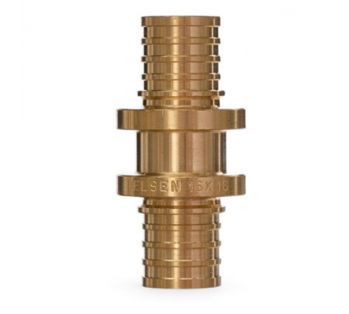 Муфта, ELSEN, Monolit, 16 х 16, латунь, равнопроходная (100/10) по доступной цене.
